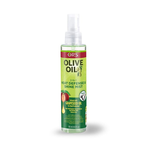 ORS Olive Oil with Grapeseed Oil 2-N-1 Shine Mist & Heat Defense 4.6O