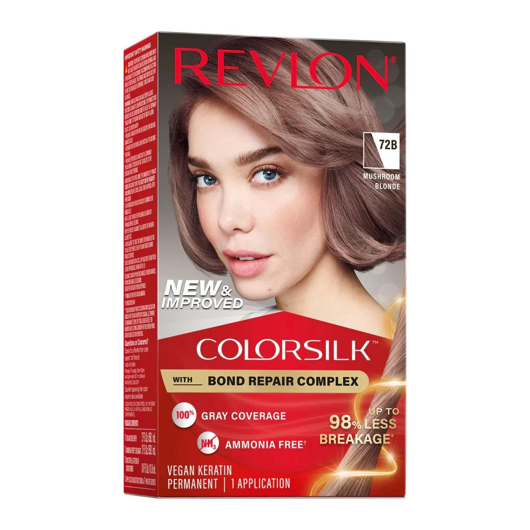 REVLON COLOR SILK BEAUTIFUL COLOR - 72B MUSHROOM BLONDE
