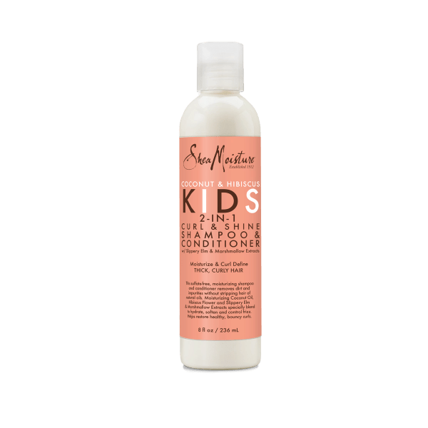 SHEAMOISTURE Coconut & Hibiscus Kids 2-In-1 Curl & Shine Shampoo & Conditioner 8 OZ