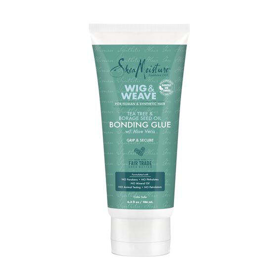 SHEAMOISTURE WIG & WEAVE TEA TREE & BORAGE SEED OIL BOND GLUE 6.3OZ
