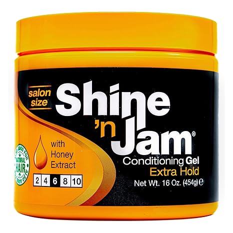 SHINE N JAM WITH HONEY EXTRACT CONDITIONING GEL 16 OZ