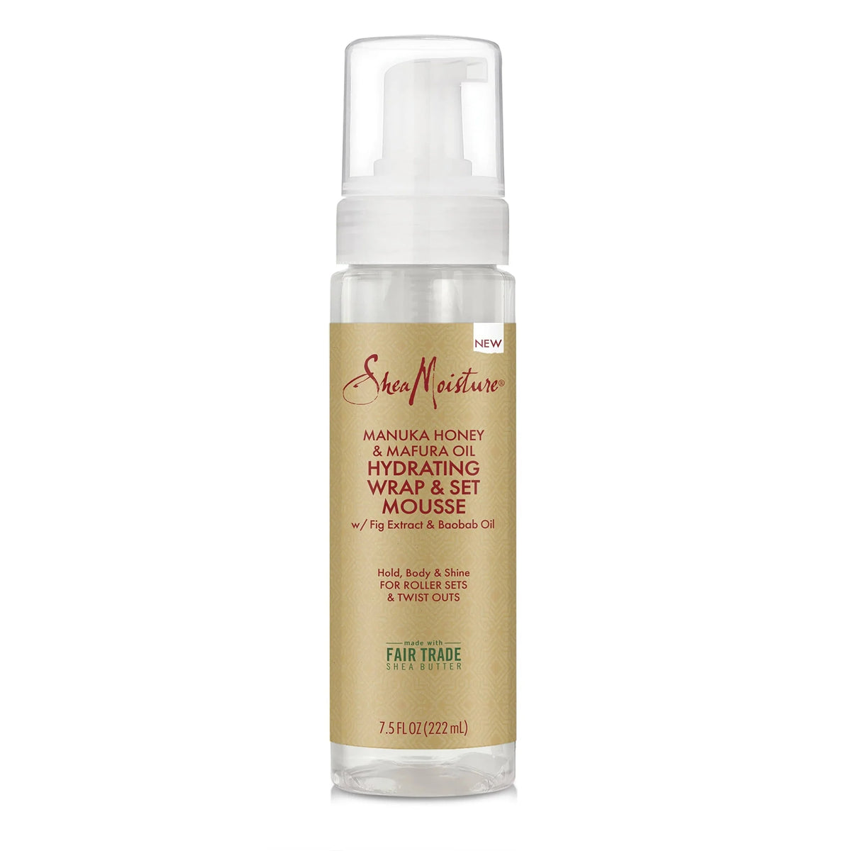 SHEAMOISTURE MANUKA WRAP & SET MOUSSE 7.5OZ