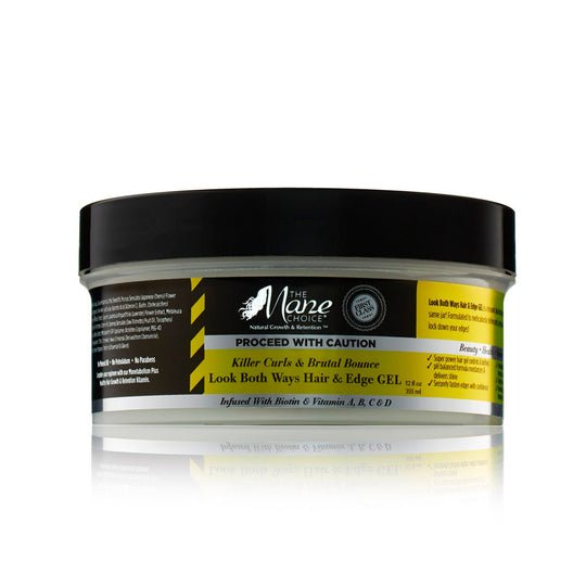 THE MANE CHICE Proceed With Caution Look Both Ways Hair & Edge Gel 6OZ