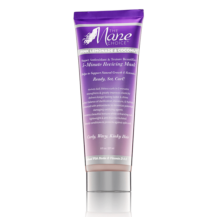 THE MANE CHOICE Pink Lemonade & Coconut Super Antioxidant & Texture Beautifier 5-Minute Reviving Mask8OZ