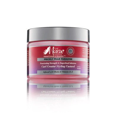 THE MANE CHOICE PRICKLY PEAR PARADISE CURL CREATOR STYLING CUSTARD 12OZ