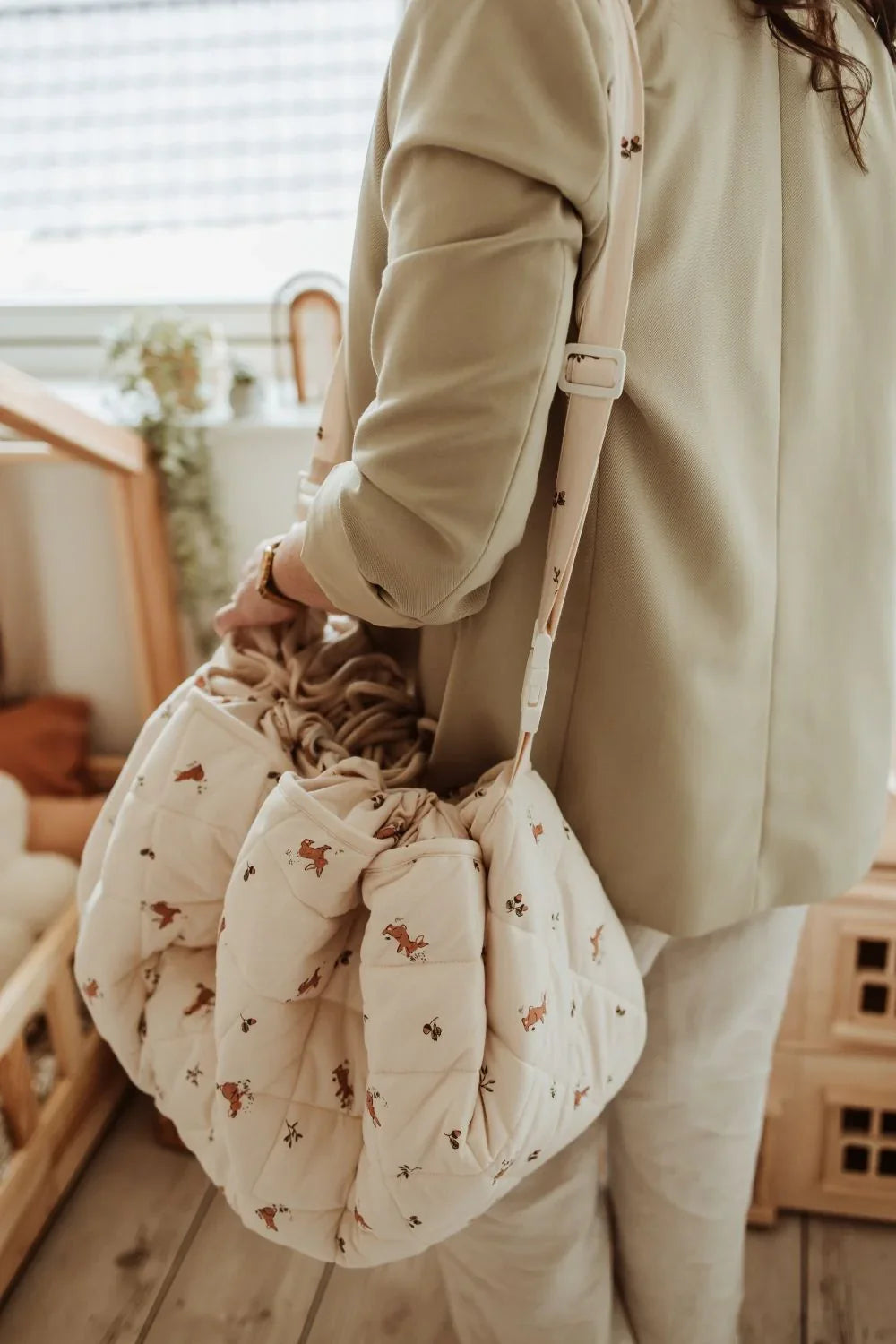 Organic Soft Babymat & Bag | Rabbit | play&go