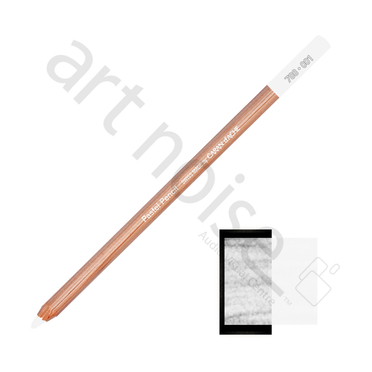 Caran d'Ache - Pastel Pencil - Black, White and Greys