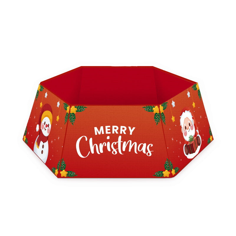 Christmas Tree Ornaments Set, 6 Styles Non-Woven Fabric Decorations
