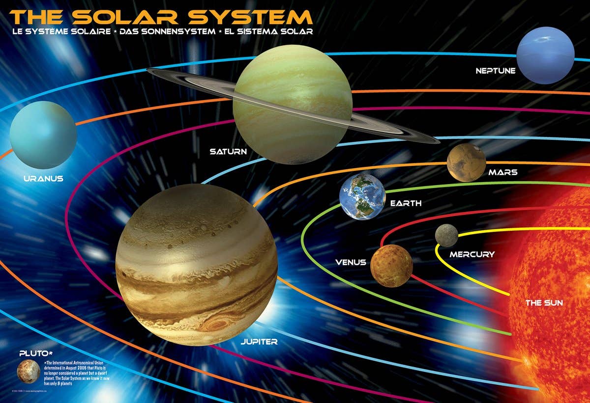Eurographics The Solar System 100-Piece Puzzle - Ages 5+