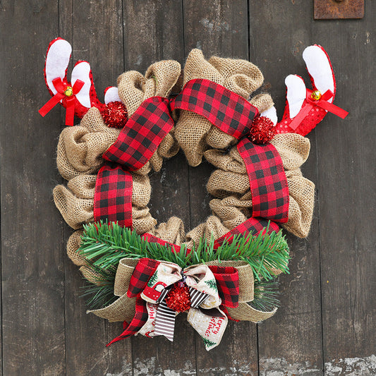 American Door Hanging Christmas Antlers Garland