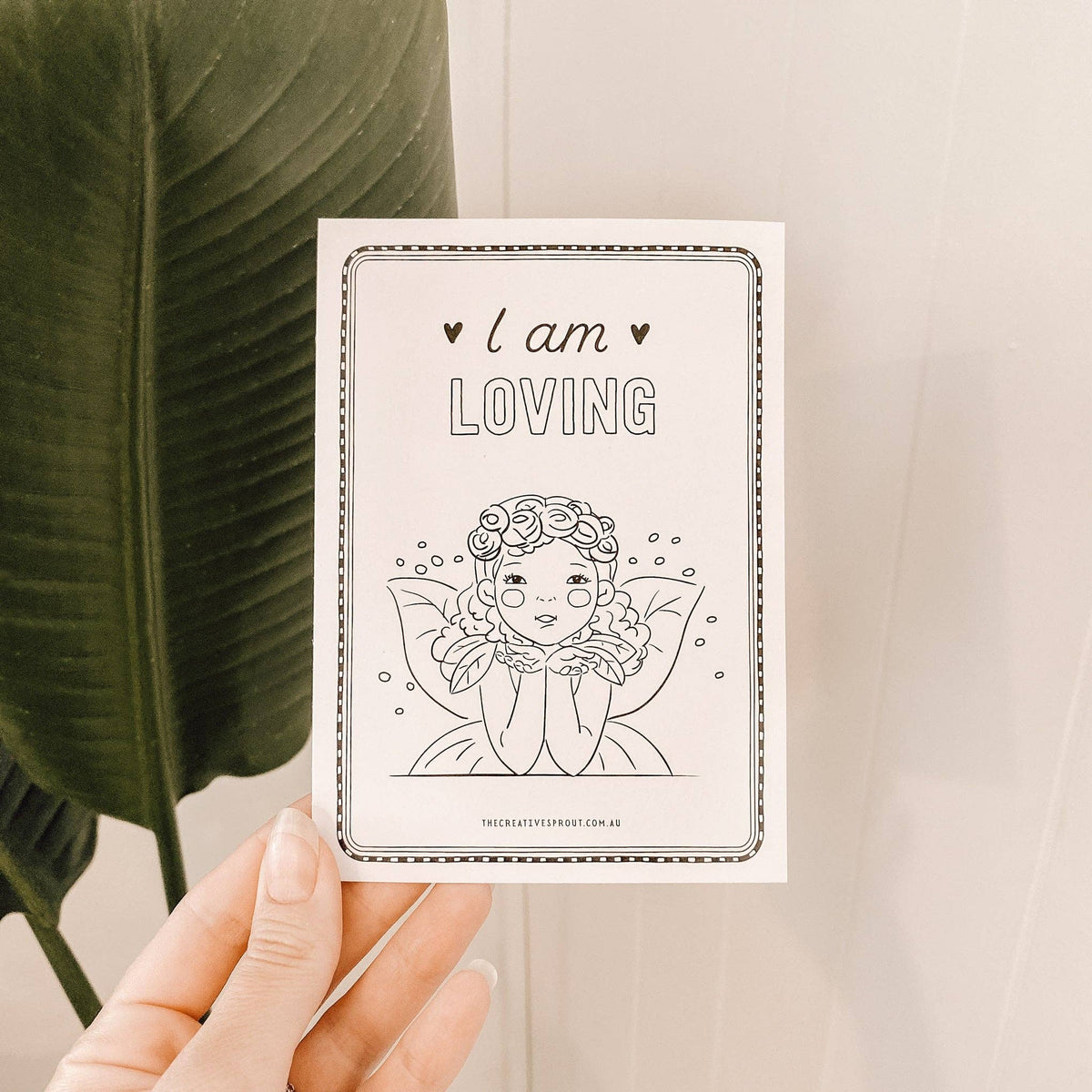 The Creative Sprout - Affirmation Colouring Pages – Mindfulness Activity - Ages 4+
