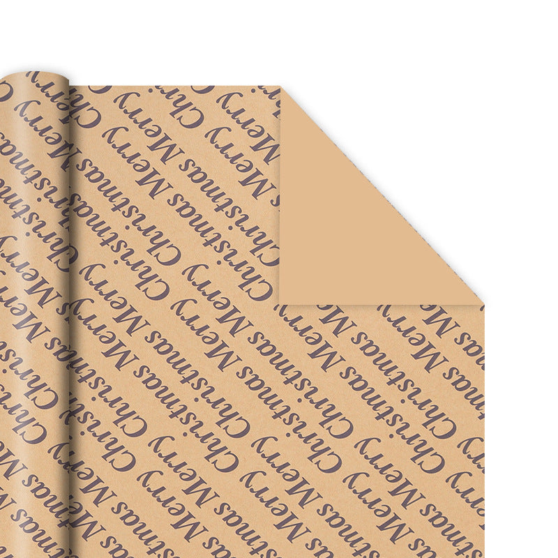 Classic Thickened Christmas Gift Wrapping Paper, Kraft Gift Wrap Sheets 50x76cm, Holiday Patterns