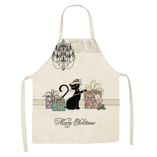 European and American cartoon cute cat apron