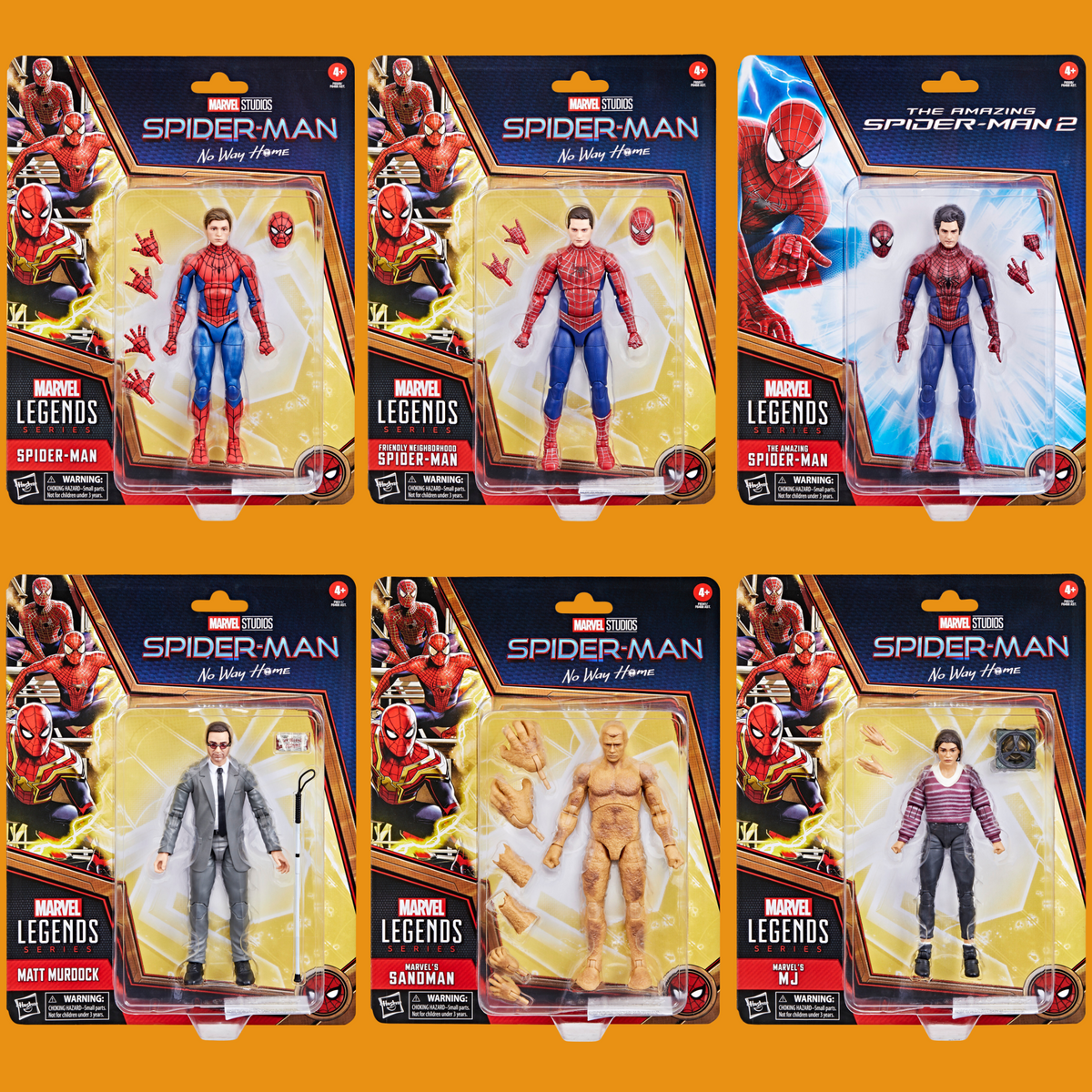 Marvel Legends - No way Home Wave - Set of 6