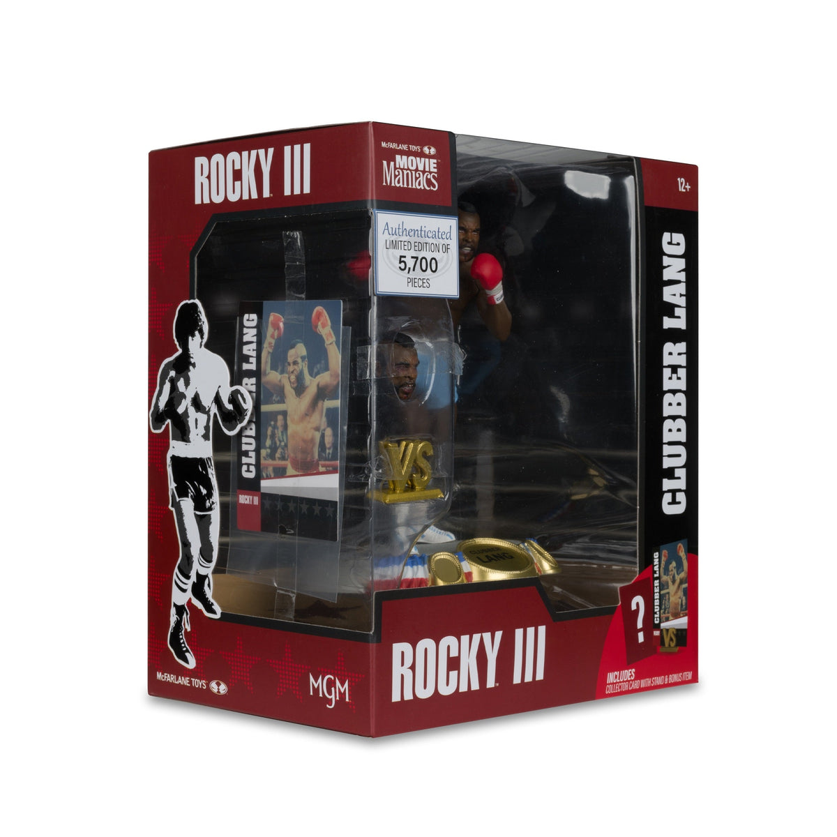 Rocky III (1982) Clubber Lang 6in Posed Figure McFarlane Toys
