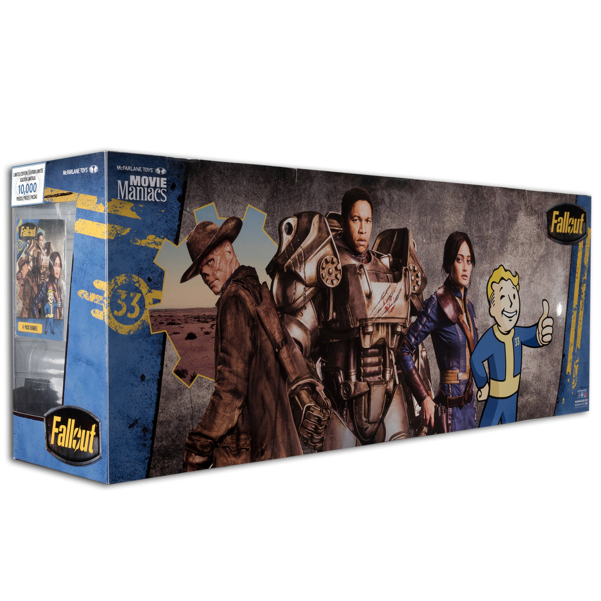 MOVIE MANIACS MULTIPACK - FALLOUT - LUCY MAXIMUS THE GHOUL AND VAULT BOY 4 Pack