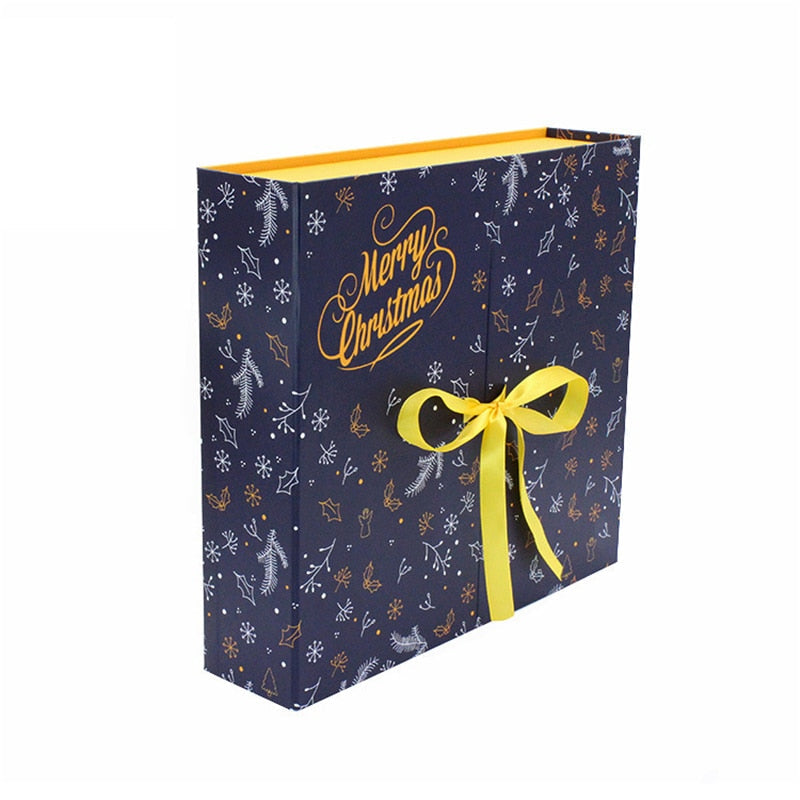 Christmas countdown calendar gift box