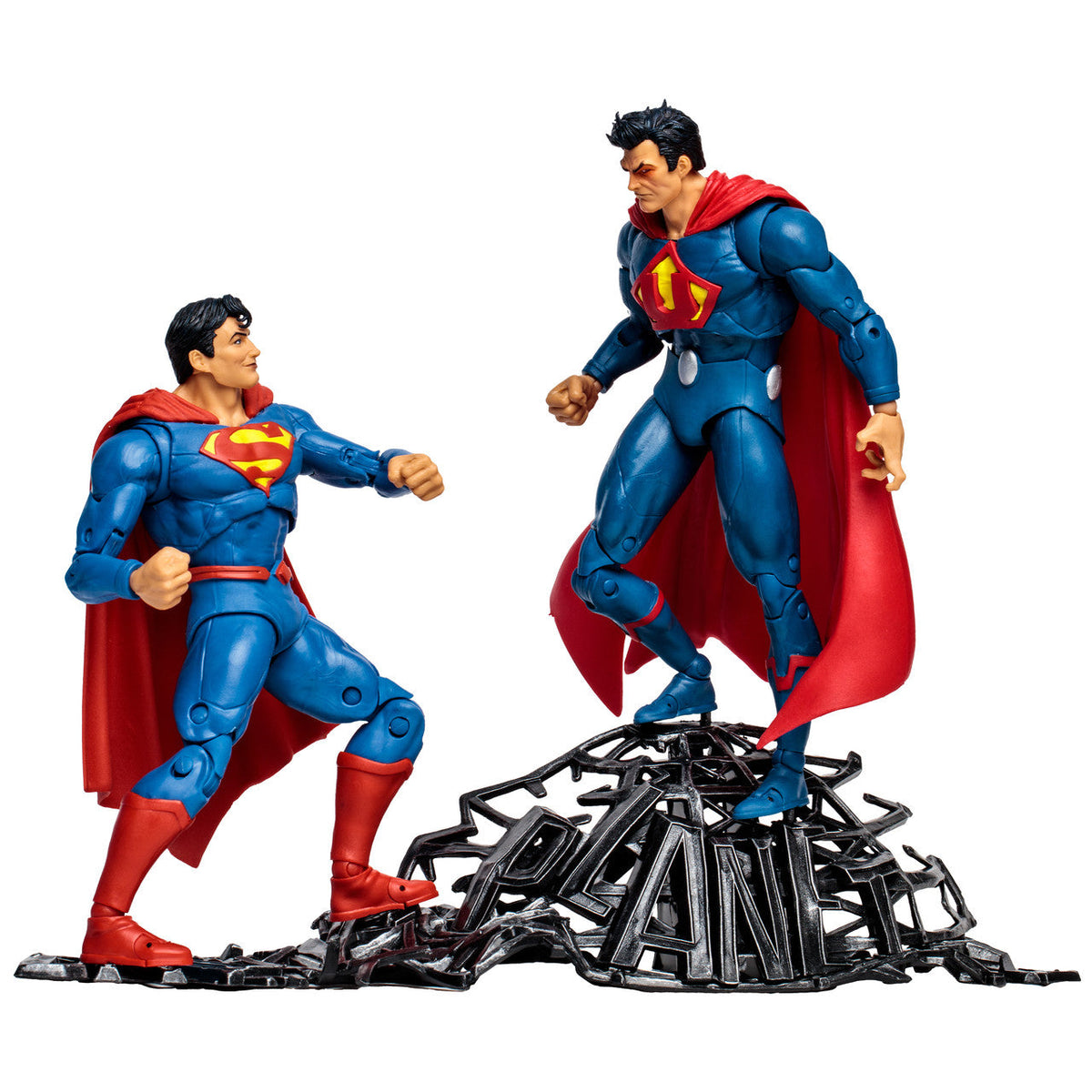 McFarlane - Superman vs Superman of Earth-3 w/Atomica - DC Multiverse 7" Figures 2-Pack