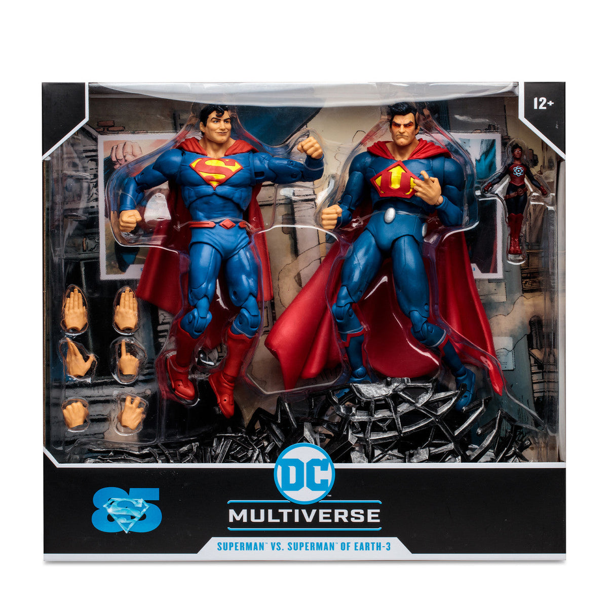 McFarlane - Superman vs Superman of Earth-3 w/Atomica - DC Multiverse 7" Figures 2-Pack