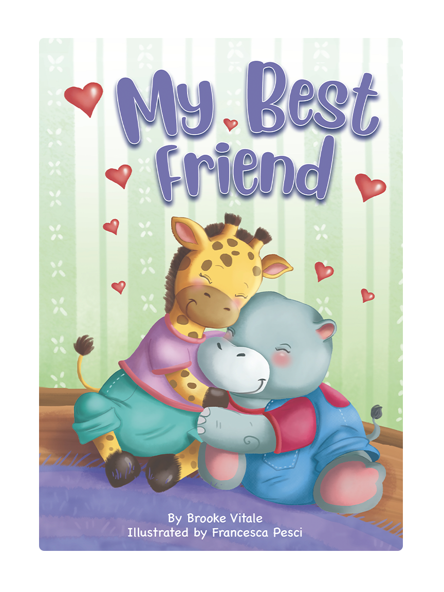 Little Hippo Books - My Best Friend - Children's Padded Board Book - Ages 0–5
