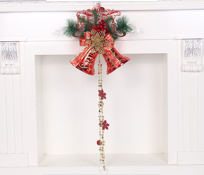 Christmas Bell Ornaments, Pearlescent Paper Tree Decorations