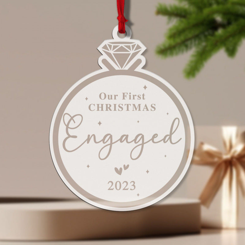 Acrylic Christmas Tree Pendant Ornaments – 34 Festive Holiday Designs