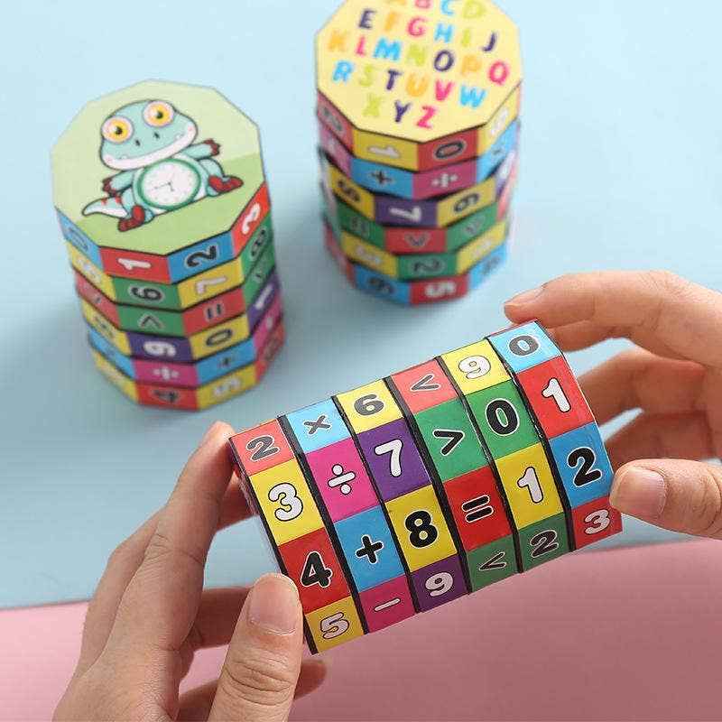 Educational Arithmetic Learning Cube - Ages 3+