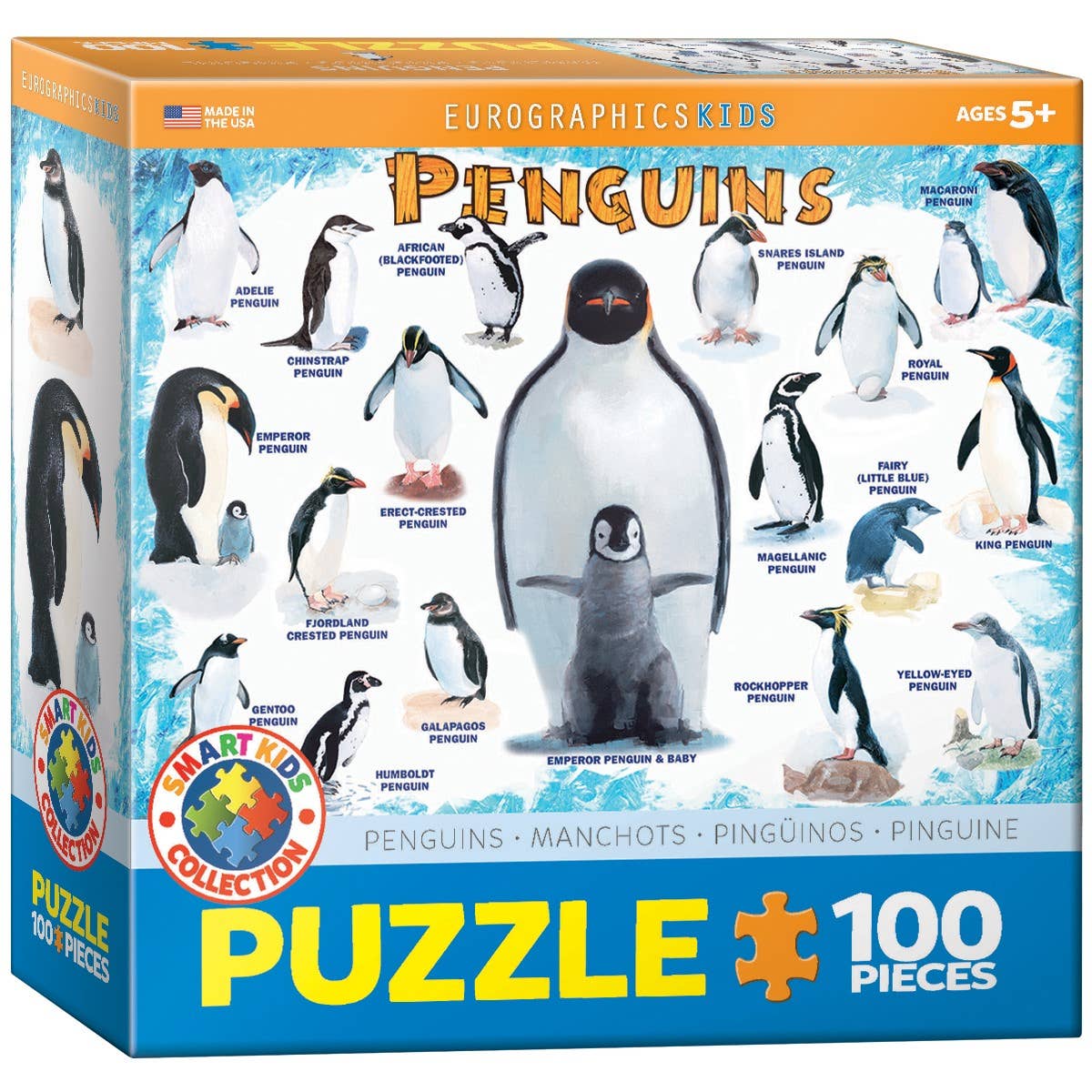 Eurographics Penguins 100-Piece Puzzle - Ages 5+