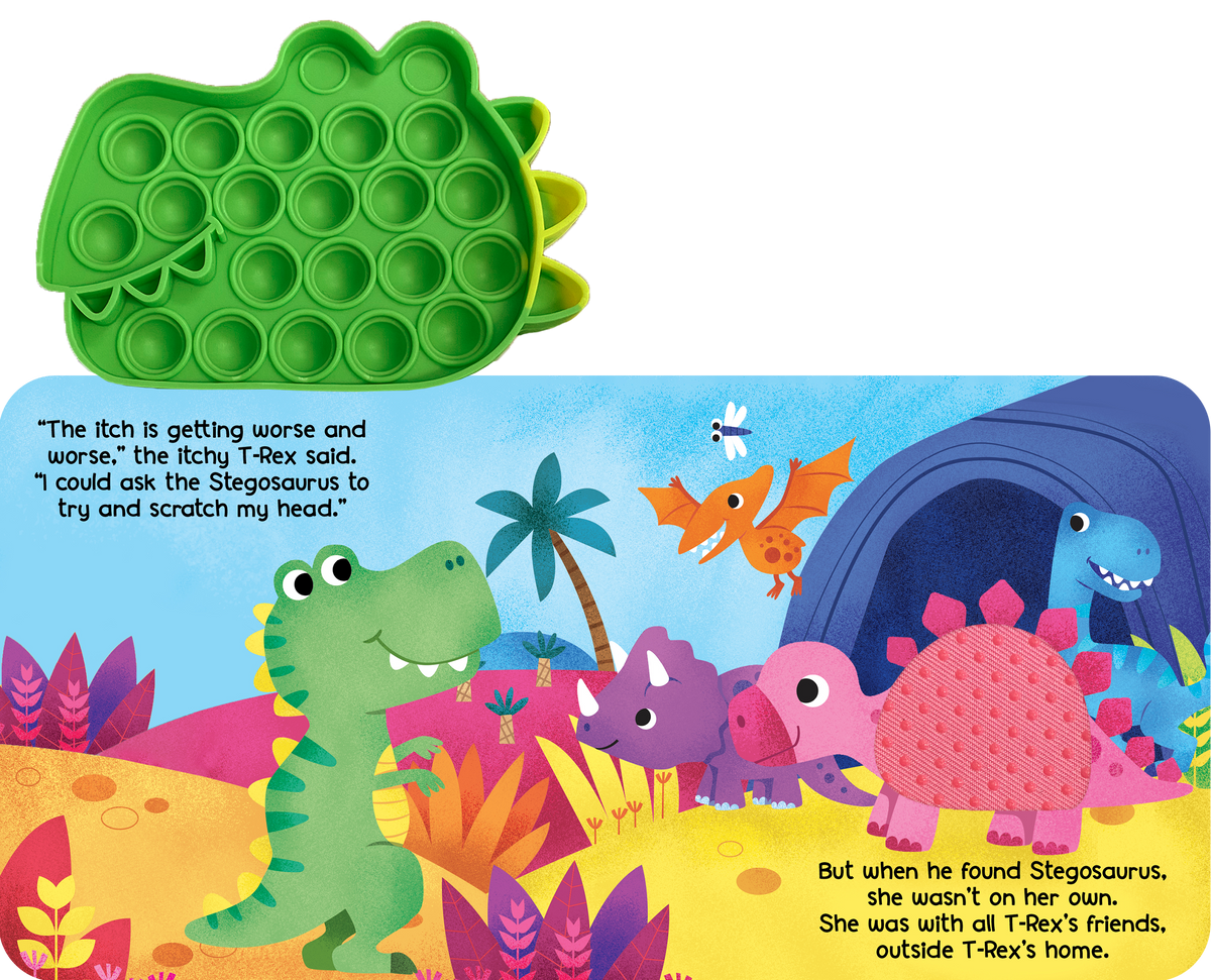 Little Hippo Books - Little T-Rex - Your Sensory Fidget Friend - Ages 1+
