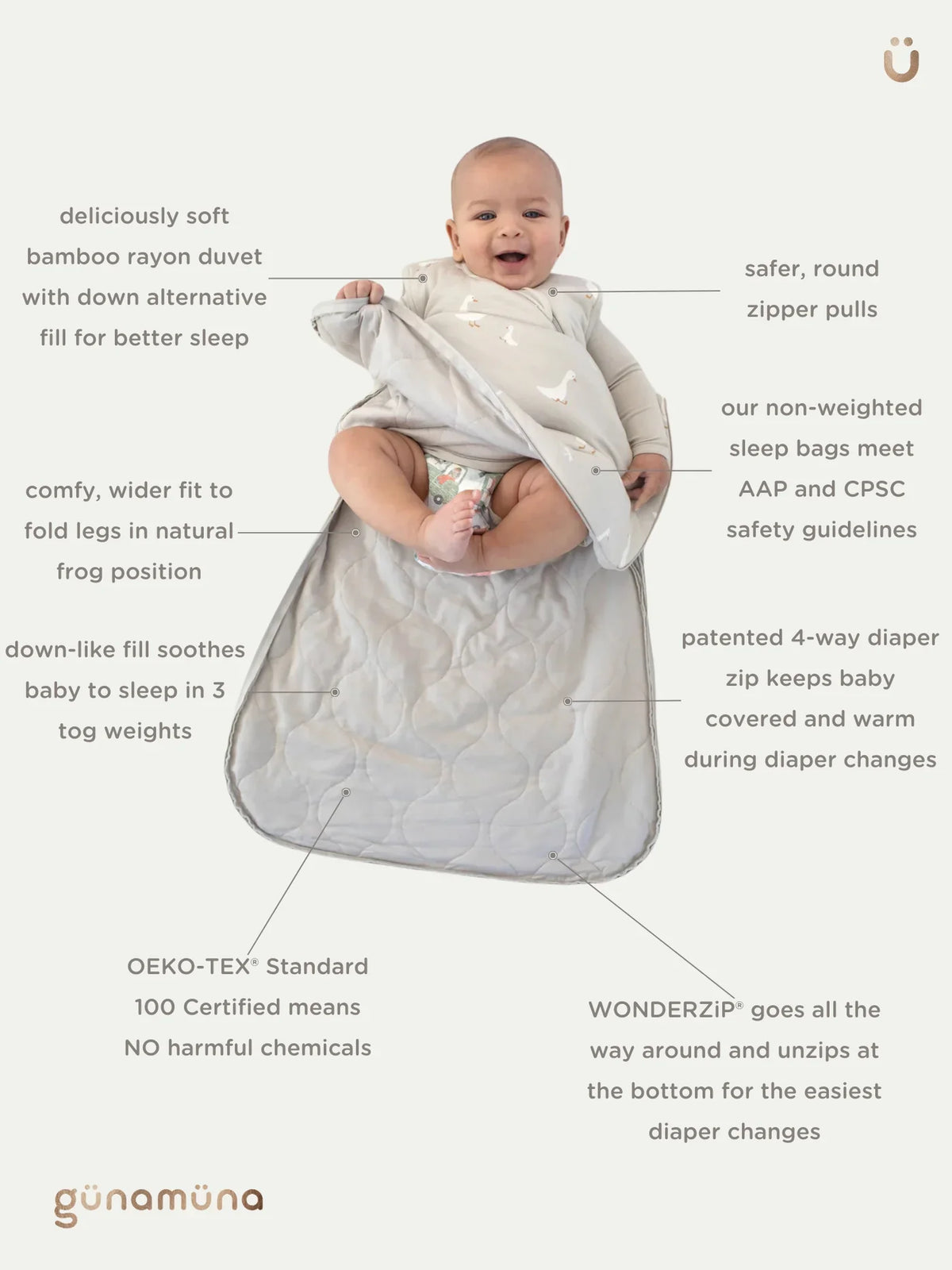 Sleep Sack 2.5 TOG | Doe.Re.Mi | Gunamuna
