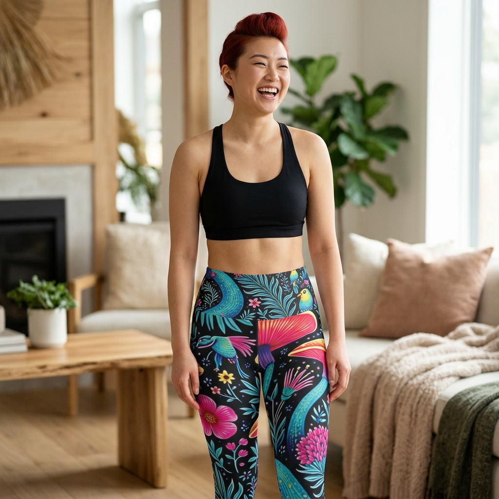 Floral Fiesta High-Waist Yoga Leggings