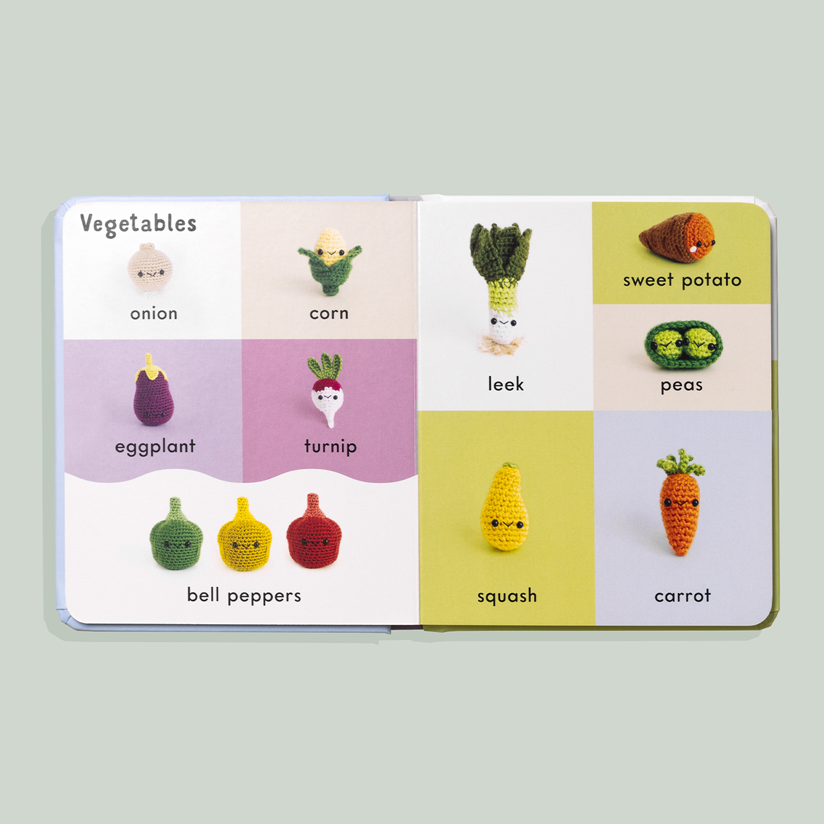 Paige Tate & Co. - First Words with Cute Crochet Friends (Baby Board Book) - Ages 1–3