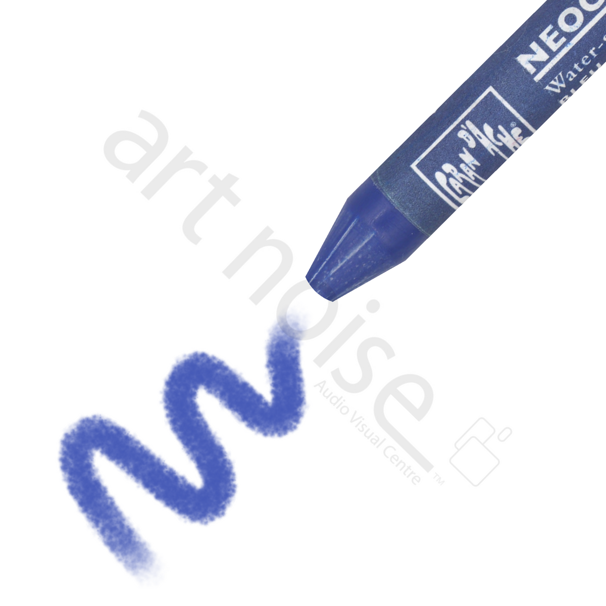 Caran d'Ache - Classic Neocolor II Water Soluble Wax Crayon - Blues and Greens