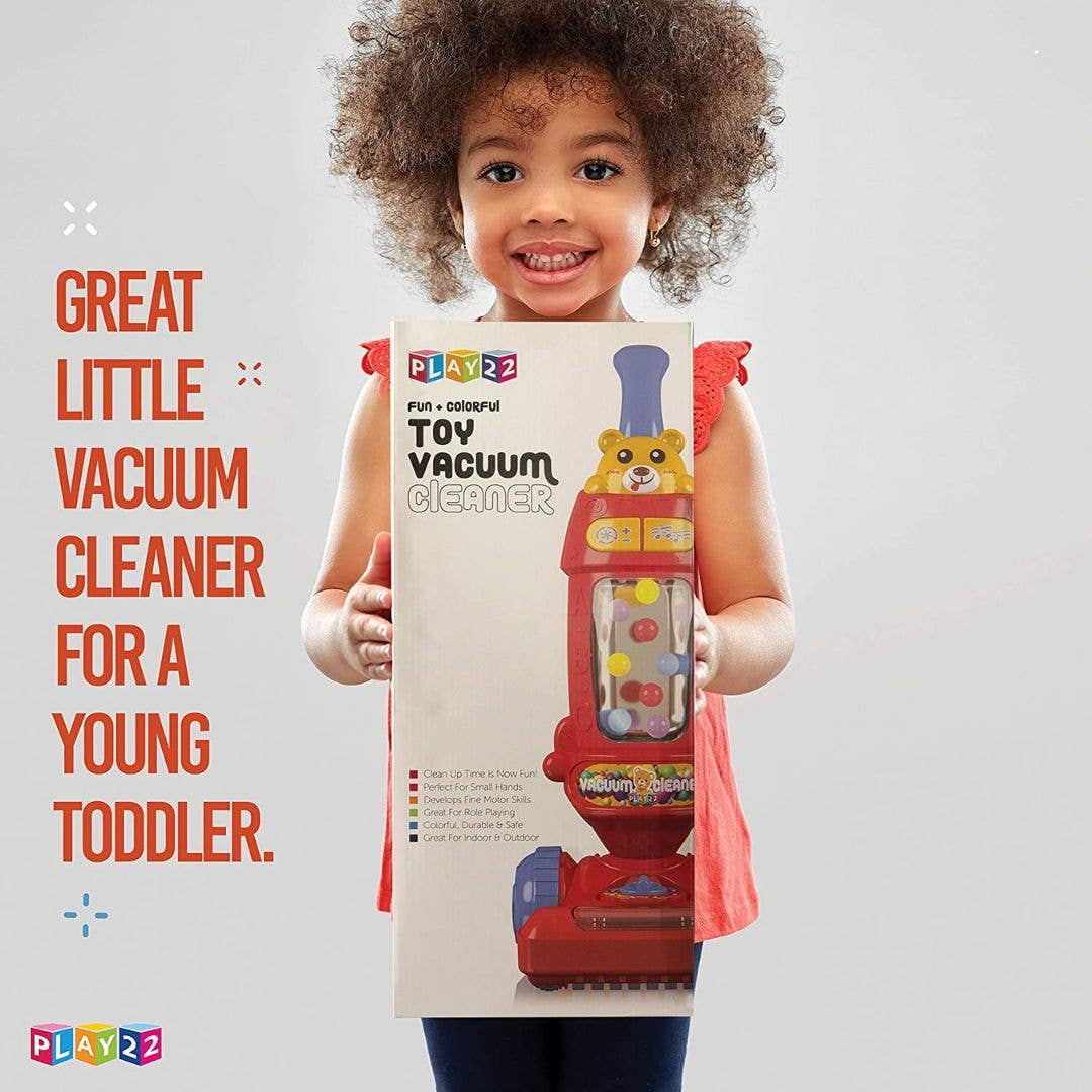 Play22 - Kids Vacuum Cleaner Toy for Toddler with Lights & Sounds - Ages 3+