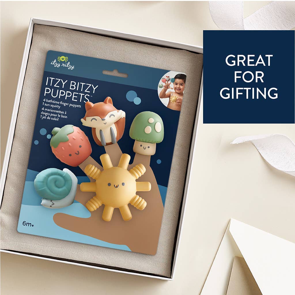 Itzy Ritzy Canada - Itzy Bitzy Puppets™ - Bath + Storytelling Toys: Itzy Friends - Ages 6+ Months