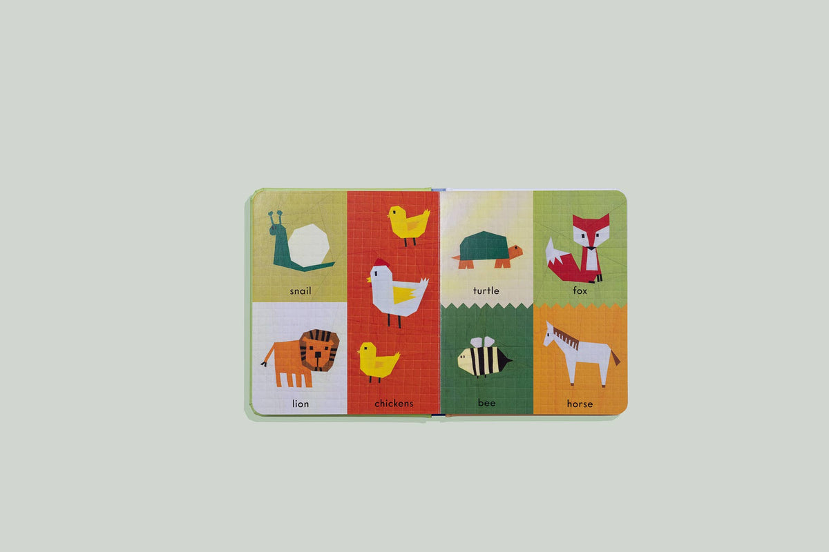 Paige Tate & Co. - First Words with Cute Quilted Friends - Ages 1–3