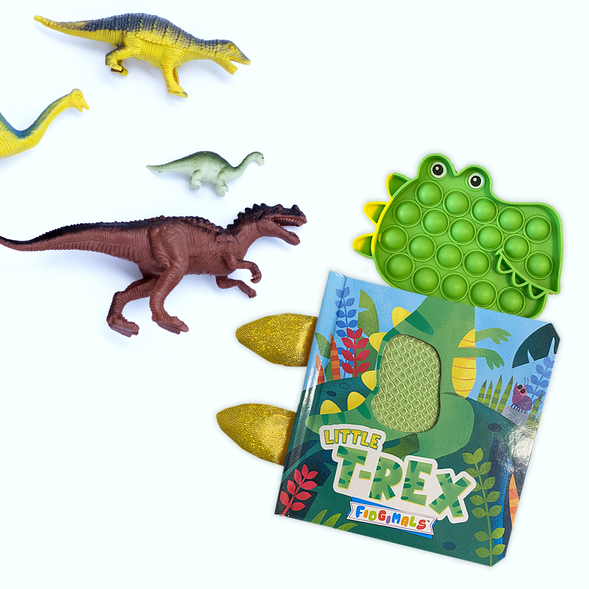 Little Hippo Books - Little T-Rex - Your Sensory Fidget Friend - Ages 1+