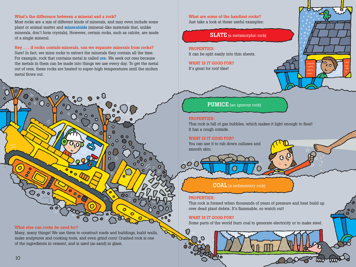 Peter Pauper Press - 100 Questions about Rocks and Minerals - Ages 7+