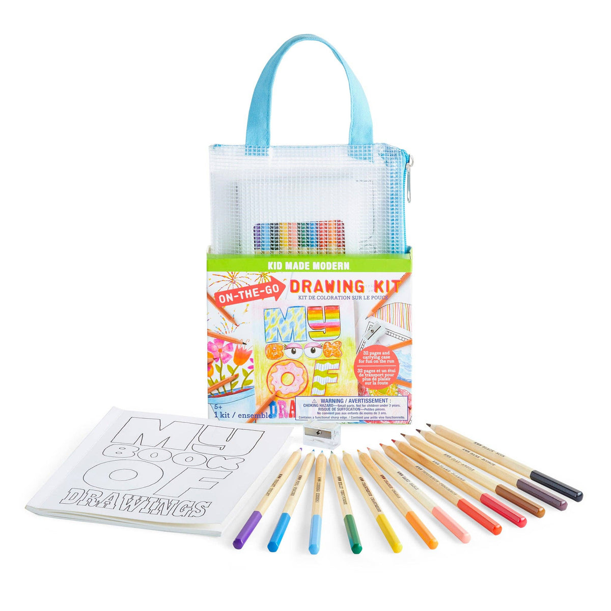 Kid Made Modern - On-The-Go Drawing Kit - Ages 5+