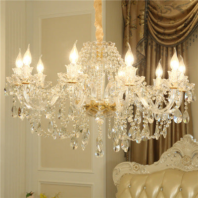 Luxury Crystal Chandelier with LED Lights