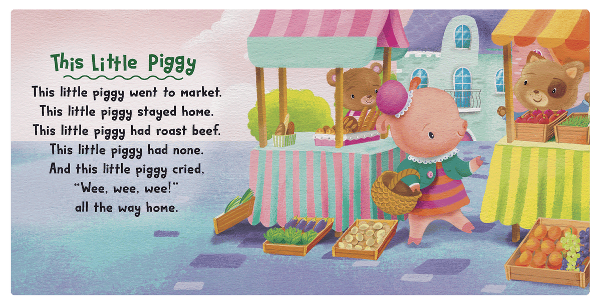 Little Hippo Books - My First Book of Nursery Rhymes - Children's Padded Board Book - Ages 0–5