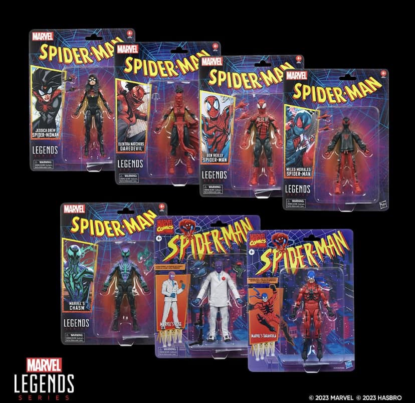 Marvel Legends 2023 Spider-Man Comics Wave SET