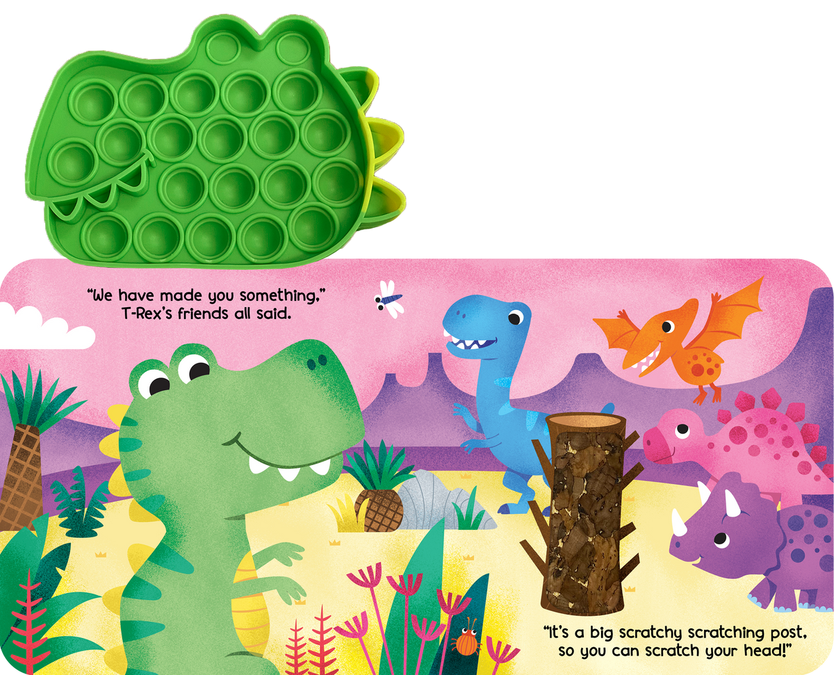 Little Hippo Books - Little T-Rex - Your Sensory Fidget Friend - Ages 1+