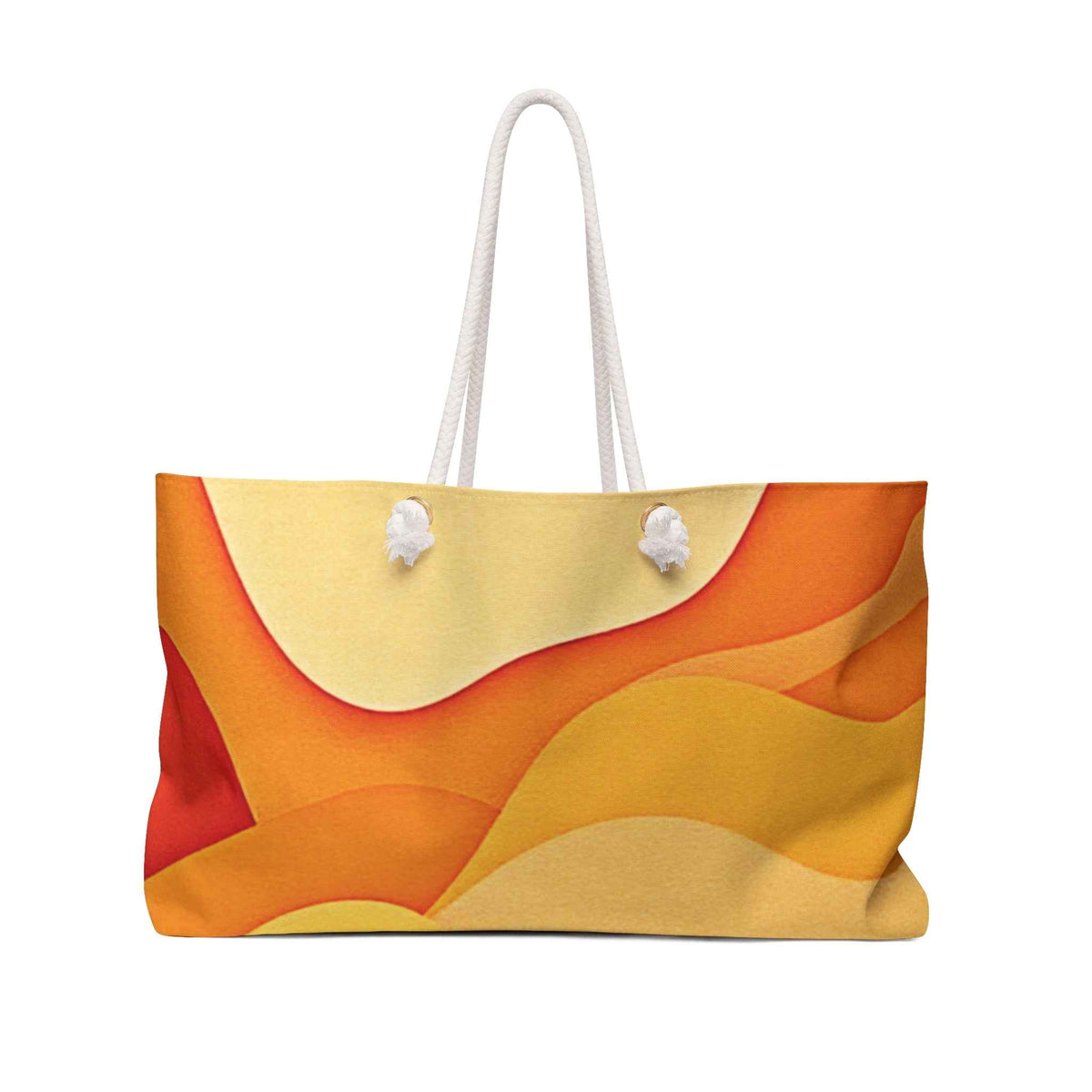 Abstract Color Wave Weekender | Beach Tote Bag