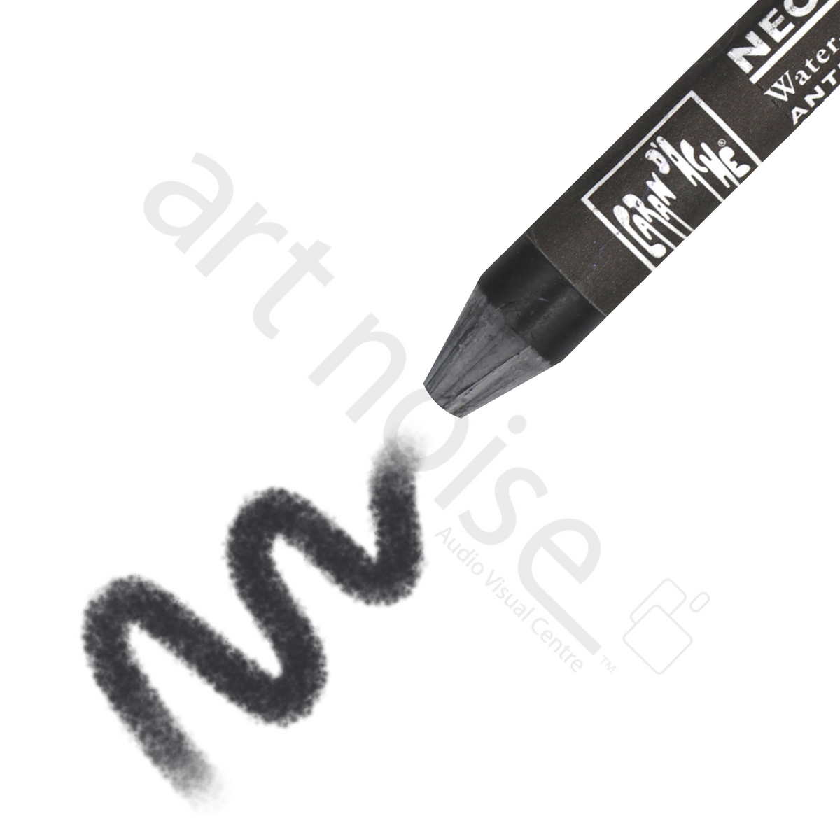 Caran d'Ache - Classic Neocolor II Water Soluble Wax Crayon - Black, White and Greys