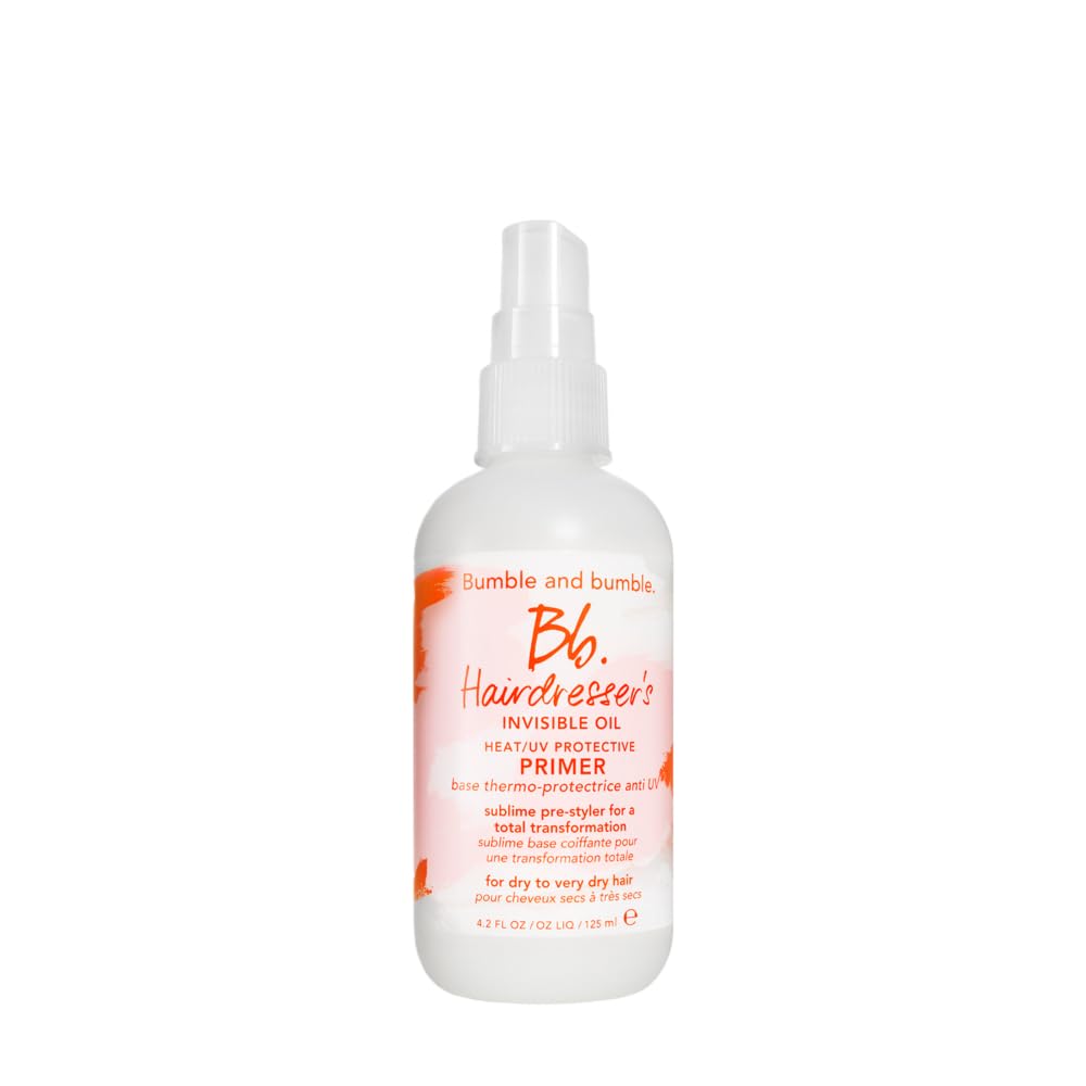 Bumble and bumble. Hairdresser's Invisible Oil Heat/UV Protection Leave-In Conditioner Hair Primer | Hydrating, Anti Frizz, Color Safe | Straight, Coily | With Argan Oil + Coconut Oil, 125 ml 🍁 All In One Marketplace Canada