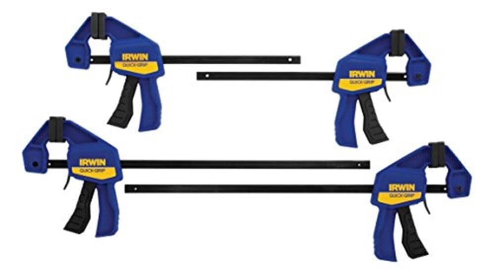 IRWINQUICK-GRIPOne-Handed Mini Bar Clamp 4 Pack, (2) 6", (2) 12", 1964748 🍁 All In One Marketplace Canada