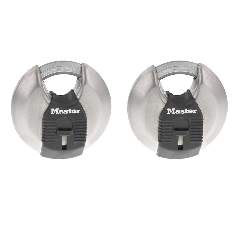 MASTERLOCK Disc Padlock (2 Pack), 2-3/4" M40XTCCSEN 🍁 All In One Marketplace Canada