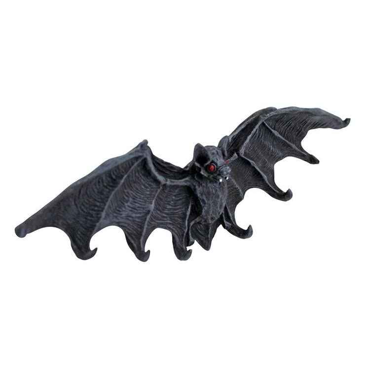 Key Hook Rack - Vampire Bat Key Holder Wall Sculpture - Bat Figure - Halloween Bats