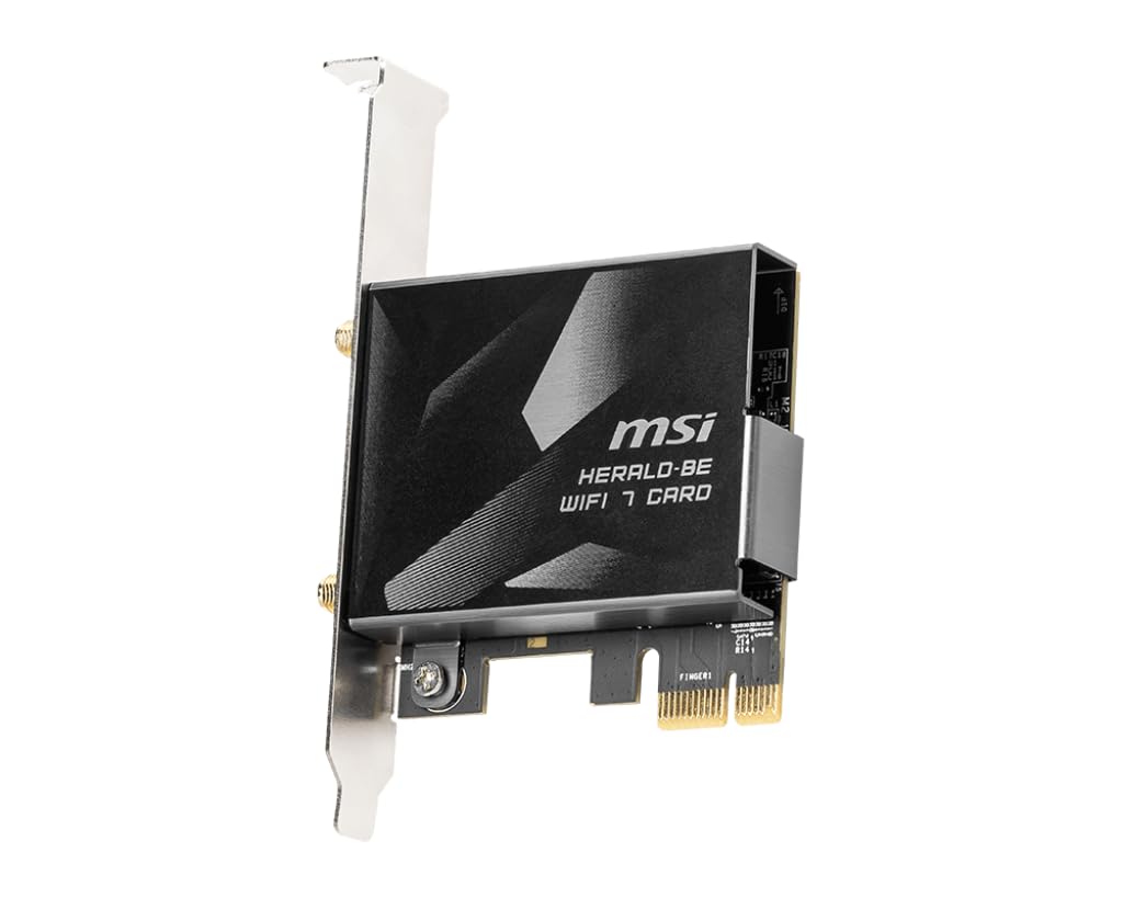 MSI Herald-BE WI-FI 7 MAX (Wi-Fi 7, 802.11BE, Bluetooth 5.4, PCIe, Multi-Link Operation Technology, External Antenna) 🍁 All In One Marketplace Canada